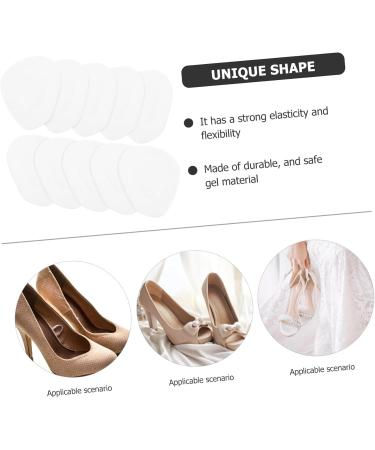 Clear Jel High Heel Insoles for Women - 15 Pairs Non-Slip Gel Forefoot Pads & Plantar Insoles - Buy Online on GoSupps.com