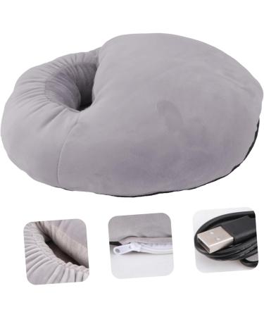 Safigle USB Foot Warmer - Portable Electric Slipper & Heating Pillow for Winter - Lightweight Gray 32x28cm - Buy Online on GoSupps.com
