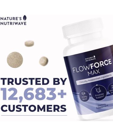 FlowForceMax Herbal Support Supplement - Natural Plant-Based Formula with Saw Palmetto Extract | 30 Chewable Tablets 1 Month Supply Made in USA 30 Count (Pack of 1) - Buy Online on GoSupps.com