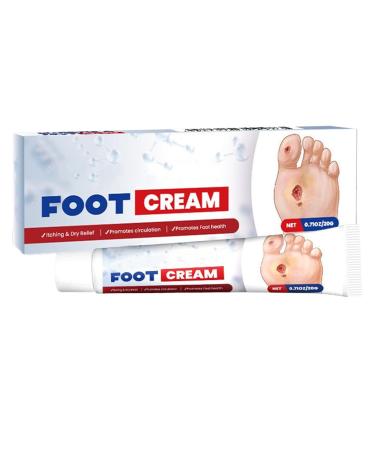 Foot Cream - Nourishing Moisturizing Oil-Free | Soothing 20g Non-Greasy Treatment for Athletes Travel Nighttime Knee Health Women Men