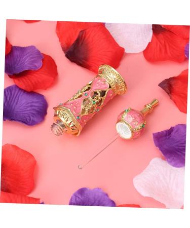 VINTORKY Refillable Glass Perfume Bottle Empty Essential Oil Bottle Middle Eastern Decor Crystal Glass Perfume Container Glass Vials Cosmetic Refillable Bottle Containers Arab Woman Dubai - Buy Online on GoSupps.com