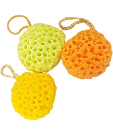 FRCOLOR Relax 9 Pcs Honeycomb Bath Sponge - Luxurious Shower Ball for Bubbles | 1 Count Pack - Buy Online on GoSupps.com