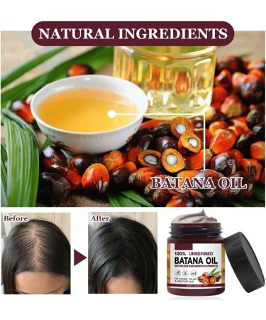 WAWJ Batana Oil for Hair Growth Thicker and Fuller Hair Organic and Pure Batana Oil Improves the Appearance of Hair and Skin - Buy Online on GoSupps.com