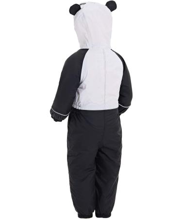 Regatta Children's Mudplay III Insulated Animal All-in-one Suit Size 12-18 - Black/White | Waterproof & Breathable - Buy Online on GoSupps.com