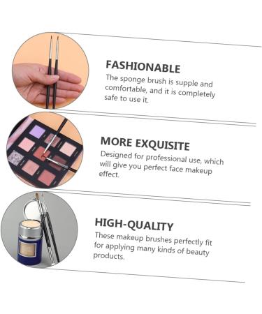 Baluue 1 Set Concealer Brush Makeup Brushe Eyeshadow Brush Makeup Handle Brush Lip Black Man-made Fiber - Buy Online on GoSupps.com