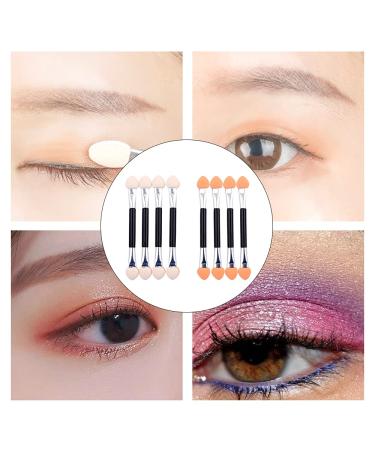 30 pcs Disposable Dual-Sided Eye Shadow Sponge Brushes | Professional Double-End Makeup Applicator Set | Manicure Cosmetic Tool | 9.5CM Aluminum Tube - Buy Online on GoSupps.com