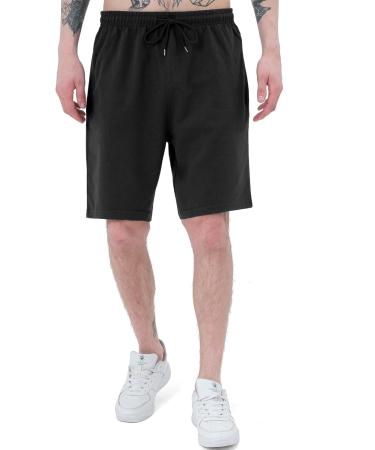 Smith & Solo Men's Sports Pants - Black Running Shorts Summer Cotton Bermuda & Fitness Training Trousers - Buy Online on GoSupps.com