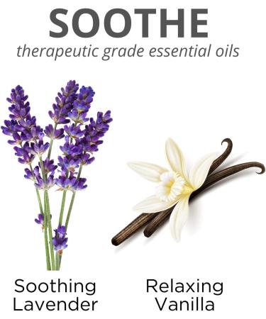 Soothing Lavender Vanilla Aromatherapy Candle | Non-Toxic Vegan Soy Wax | Handcrafted in the USA | 9 oz Therapeutic Essential Oils - Buy Online on GoSupps.com