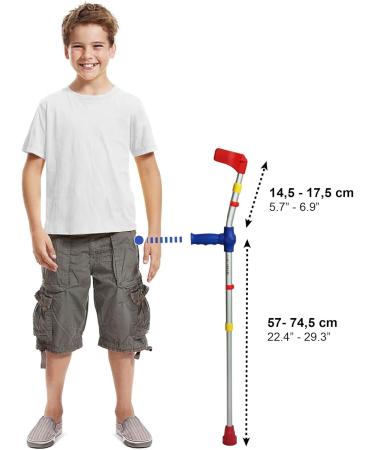 PEPE Mobility Forearm Crutches for Kids - Buy Online on GoSupps.com