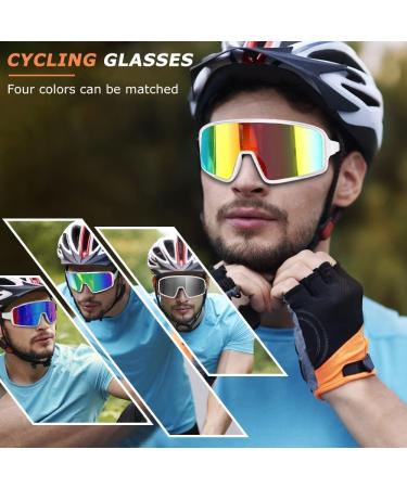 ZHA ZHA UV400 Cycling Glasses for Men and Women - Outdoor Sport Sunglasses for Baseball, Running, and Cycling - Buy Online on GoSupps.com