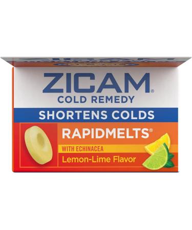 Zicam Cold Remedy Zinc Rapidmelts Lemon-Lime with Echinacea 25 Count - Fast Relief for Colds | Pack of 1 - Buy Online on GoSupps.com