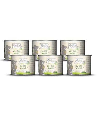 MjAMjAM - Premium Wet Dog Food - Naturally Delicious - Organic Beef with Zucchini Pack of 6 (6 x 200g) Grain Free with Extr