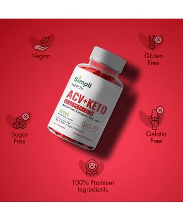 Gold Nutra (1 Pack) Simpli Health ACV Keto Gummies Maximum Strength - Buy Online on GoSupps.com