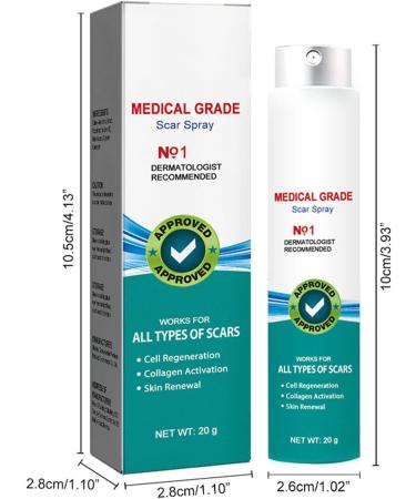 Maternity Stretch Marks Scar Spray 2Pcs 20g - Gentle Skin Care & Injury Recovery - Buy Online on GoSupps.com