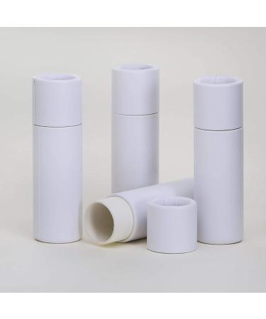 Buy 1/3 Oz White Kraft Paperboard Lip Balm Tubes - Bulk Cosmetic Salve Containers x300 for International Shipping - Buy Online on GoSupps.com
