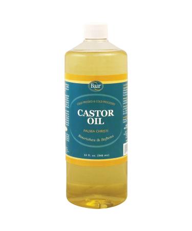 Baar Cold-Pressed  Cold-Processed  Hexane Free Castor Oil  32 Ounces 32 Fl Oz (Pack of 1)