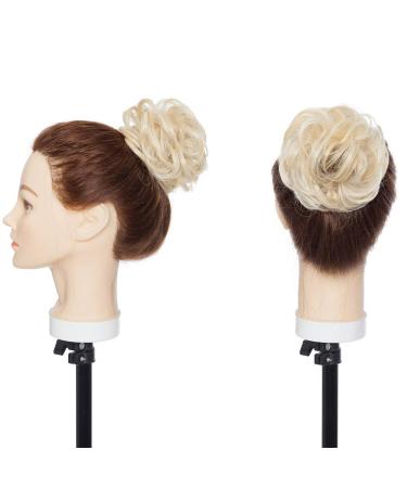SEGO Hair Part Hair Tie Hair Extensions - Curly Bun & Messy Updos - Baby Blonde & Bleach Blond 30g - 86H613-1 - Buy Online on GoSupps.com