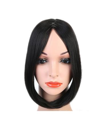 Bangs Side Bangs Long Straight Bangs Middle Part Bangs Invisible Clip in Bangs Synthetic Nature Look Hair Piece Extension Fringe Clip in Hair Bangs Hairpiece for Women Curved Bangs for Daily Wear ( 923-2