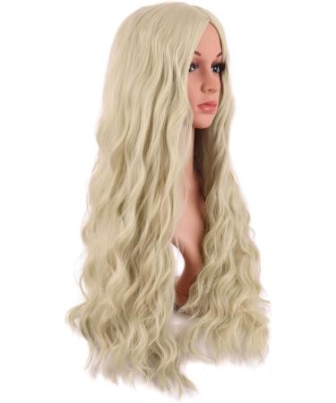MapofBeauty 28 Long Wavy Party Wig - Blonde - Buy Online on GoSupps.com