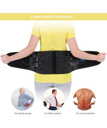 Adjustable Waist Support Belts for Men & Women - Double Pressure Breastfeeding & Lumbar Support with Breathable Mesh Design - Buy Online on GoSupps.com