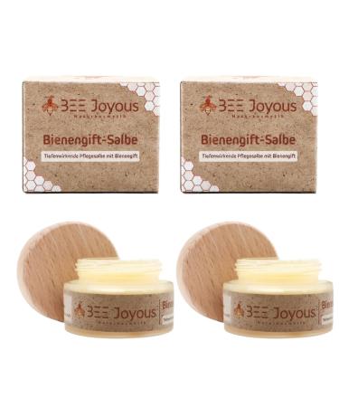 Bee Joyous Bienengift ointment Made in Germany Dermatest very good plastic -free without preservatives without aqua without alcohol organic 2 pack