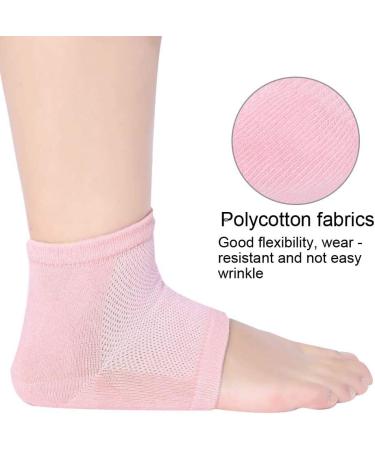 Heel Socks Gel Pads 2 Pair for Plantar Fasciitis Heel Moisturizing Ankle Support Pain Relief Anti-Crack Protector Foot Sleeves Care (Yinhingrkov0s9mbc-02) - Buy Online on GoSupps.com