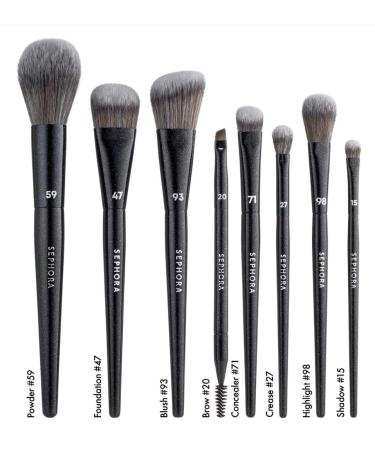 SEPHORA COLLECTION PRO 8-Piece Face & Eye Brush Set - Premium Makeup Brushes for Flawless Application | International Shipping Available - Buy Online on GoSupps.com