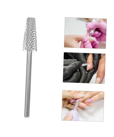 FOYTOKI Nail Polisher Carbide Nail Drill Bit Manicure Electrical Tools Nail File Drill Bit Nail Art Drill Bits Portable Nail Grinder Carbide Drill Bit Professional Nail File Tungsten Steel - Buy Online on GoSupps.com