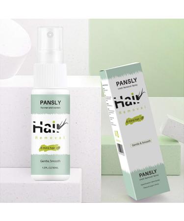 8 Mins Hair Off Hair Removal Cream - Face, Body, Pubic Hair Depilatory - Painless Hair Removal Spray for Beard, Bikini, Legs, Armpit - Buy Online on GoSupps.com