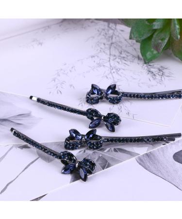 minkissy 4 Pairs Flower Hair Clips for Women Fancy Hair Clips Rhinestone Hair Clips Hair Barrettes for Women Bridal Side Hairpin Girls Hairpin Wedding Hairpin Crystal Side Clip Bride - Buy Online on GoSupps.com