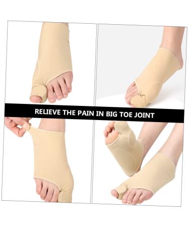 Hemoton Toe Separator Sleeve 1 Pair Bunion Pad Hallux Valgus Night Splint Bunion Relief & Orthotic Thumb Bandage - Buy Online on GoSupps.com