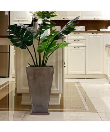 1Pcs 7.8 Inch Plastic Plant Saucer Tray Square Flower Pot Drip Tray for Planter Pot Plant Saucer Plant Container Accessories for Garden - Buy Online on GoSupps.com