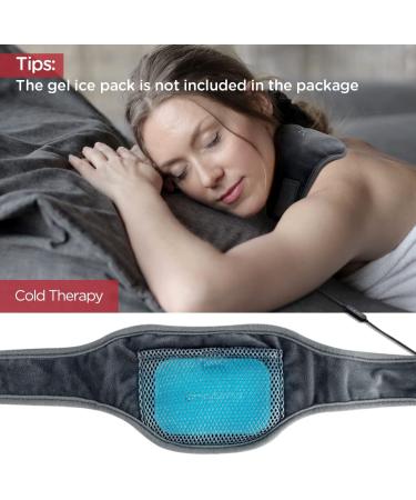 Comfytemp USB Heated Neck Wrap - Auto Shut Off - 3 Adjustable Temperature - Heat Therapy for Soreness & Stiffness Relief - Buy Online on GoSupps.com