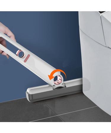 Mini Mop - Mini Portable Short Mop Self-Squeeze Glass Wiper | Household Cleaning Tools for Kitchens Living Rooms Bathrooms Wet and Dry Use Hand Wash-Free Sponge Head - Buy Online on GoSupps.com