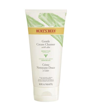 Burt's Bees Face Cleanser, Facial Wash for Sensitive Skin, Natural Skin Care, 6 Ounce (Packaging May Vary) Gentle Cream Cleanser