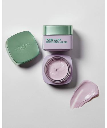 L'Oreal Paris Pure Clay Soothing & Detox Face Mask for Sensitive Skin 50 ml Soothing Mask - Buy Online on GoSupps.com