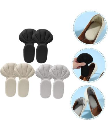 3 Pairs High Heel Insoles - Non-Slip Cushion Inserts for Loose Shoes & Heel Protection | Comfort for Too Big Shoes - Buy Online on GoSupps.com