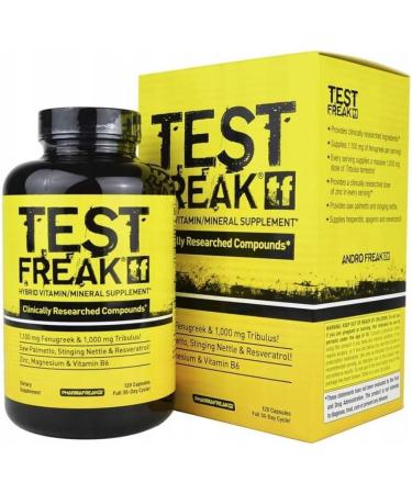 Pharma Freak Test Freak 120 Capsules - Buy Online on GoSupps.com