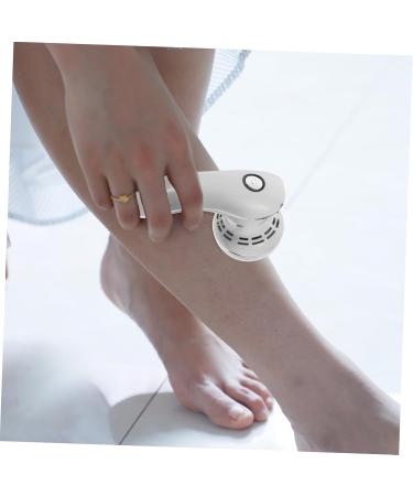 Housoutil 1set Electric Foot Callus File for Feet Travel Pedicure Tools Feet Remover Foot Hard Skin Scrubber Pedicure Tools for Callus Remover Nursing White Abs Electronic Foot File - Buy Online on GoSupps.com