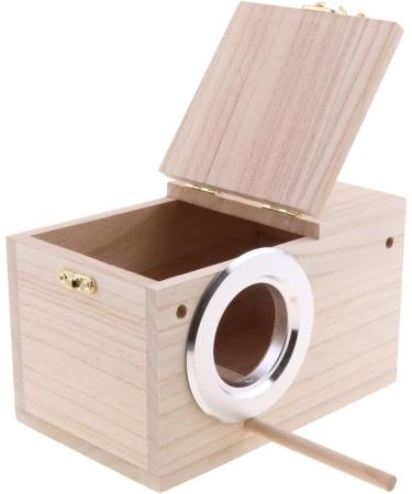 joyMerit 4Pcs Budgie Nest Box Breeding Boxes Aviary Bird Nesting With Stick - Buy Online on GoSupps.com