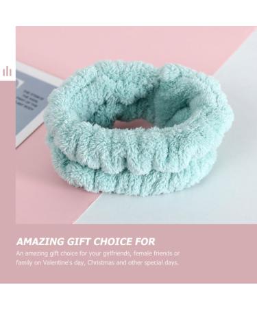 WOONEKY 4paires Bandeaux De Poignet Absorbants Peluche Pour Femmes Parfait Pour Maquillage Le Sport Lavage Du Visage Couleurs l gantes Et Pratiques - Buy Online on GoSupps.com