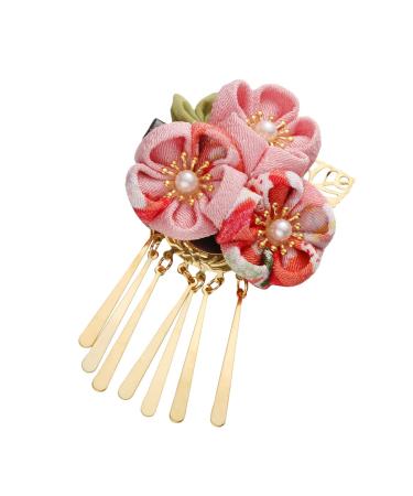 Minkissy Kimono-Clips Geisha-hair jewelry Japanese hair clips kimono hair clip torture hair needles japanese hairpin for pink turtled hairpise kimono accessories