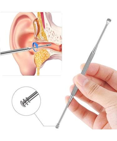 MOFLYS Ear Wax Removal Kit - 6 Pcs Stainless Steel Tools for Children & Adults - Buy Online on GoSupps.com