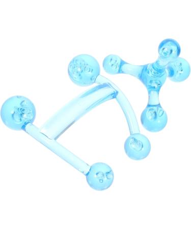 Minkissy 6pcs PVC Button Massager Tool for Neck and Shoulders - Blue | International Shipping Available - Buy Online on GoSupps.com