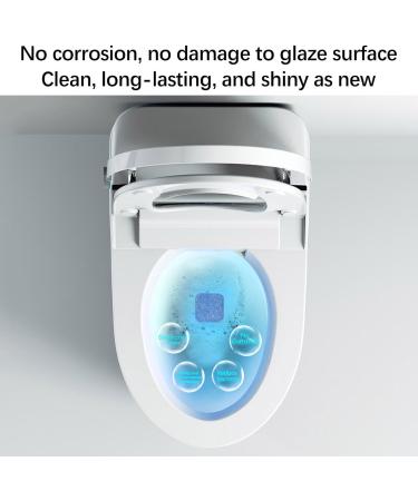 Toilet Cleaner Super Powerful Effective Bathroom/WC Descaler Cleans Toilet Bowl & Under Loo Rim Limescale & Stain Remover Deodorizing and Removin Household Use Toilet Cleaner (12pcs) - Buy Online on GoSupps.com