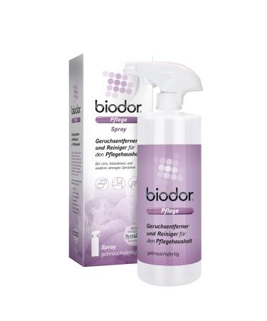 Biodor Care Spray 750ml odor remover & cleaner enzyme cleaner for nursing households odor neutralizers at urine incontinence & other strict smells reliable cleaning 750 ml spray