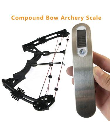 Archery Bow Scale - 110lb/50kg Digital Handheld Scale for Draw Weight Peak & Hold, g/oz/kg/lb Units - Recurve/Compound Bow Tune Scale - Buy Online on GoSupps.com