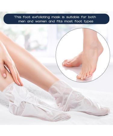 Foot Peel Mask Plimbin 2 Pairs Exfoliating Foot Peeling Mask Socks for Hard Skin Callus Remove Repair Cracked Heel & Dead Dry Skin Foot Care Baby-Soft Feet Skin - Buy Online on GoSupps.com