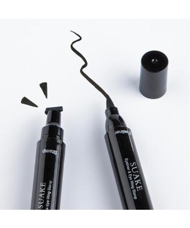Pencil Eyeliner Eyeliner Pencil and Eyelashes Liquid Smudge Proof Double Tip Long-Lasting Eyebrow Stencil Stamp for Normal False Lashes & Sensitive Eyes Small - Buy Online on GoSupps.com