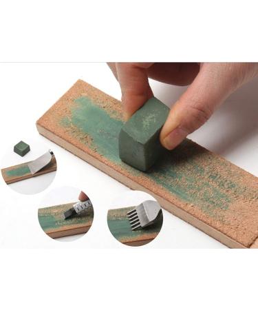 Vintage Razor & Sharpener Set | Double-Sided Leather Polishing Knife Sharpener with Handles - Premium Quality for Perfect Shaving - Buy Online on GoSupps.com